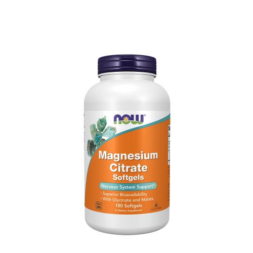 Now Foods Magnesium Citrate 134mg (180 Weichkapseln)