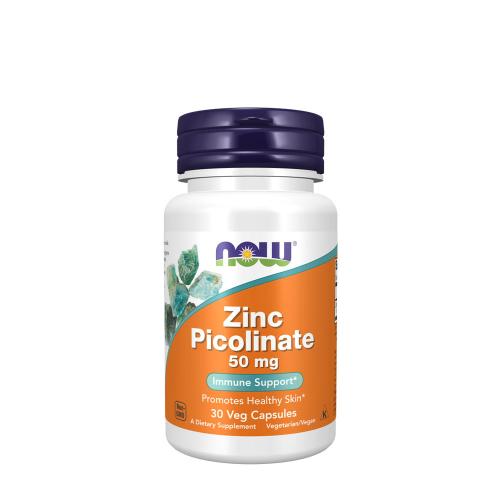 Now Foods Zinc Picolinate 50MG - Zinkpicolinat 50 mg Kapsel (30 Kapseln)