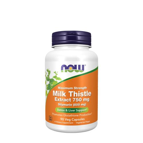 Now Foods Milk Thistle Extract 750 mg Silymarin (600 mg) (90 Kapseln)