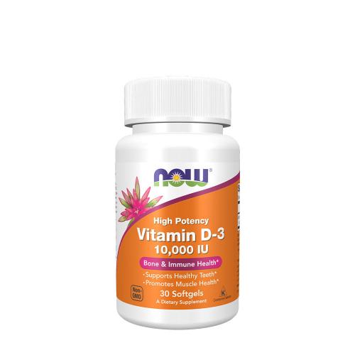 Now Foods Vitamin D-3 10,000 IU (30 Weichkapseln)