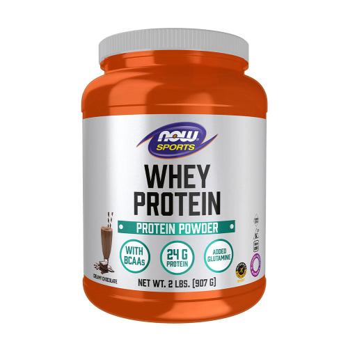 Now Foods Whey Protein (907 g, Cremige Schokolade)