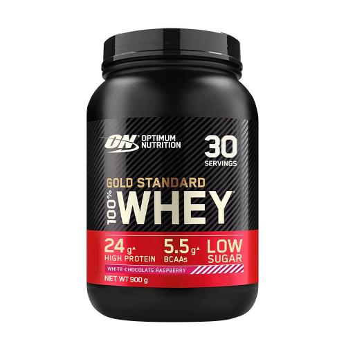 Optimum Nutrition Gold Standard 100% Whey™ (900 g, Weiße Schokolade & Himbeere)