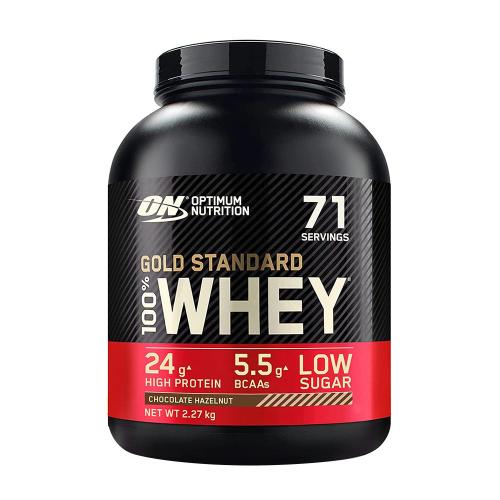Optimum Nutrition Gold Standard 100% Whey™ (2.27 kg, Haselnuss-Schokolade)