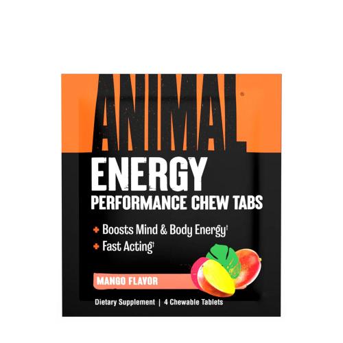 Universal Nutrition Animal Energy Chews (4 Kautabletten, Mango)