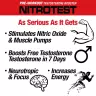 MuscleMeds Nitrotest - 2 in 1 Pre-Workout + Test Booster (474 g, Blaue Himbeere)