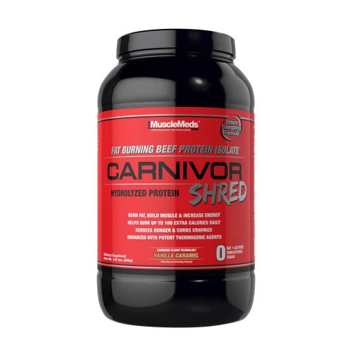 MuscleMeds Carnivor Shred 100% Beef Protein + Fat Burn (868 g, Vanille Karamell)