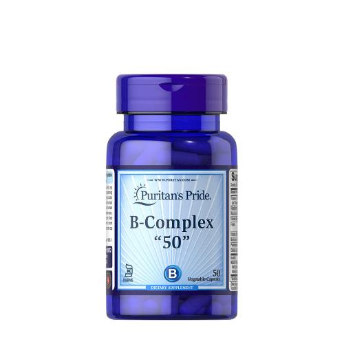 Puritan's Pride B-Komplex 50 mg Kapsel (Hechscher) (50 veg.Kapseln)