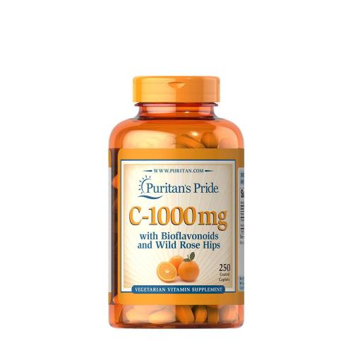 Puritan's Pride Vitamin C 1000 mg Kapsel mit Hagebutte und Bioflavonoiden (250 Kapseln)