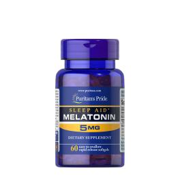   Puritan's Pride Melatonin 5 mg - Extra Starkes Schlafförderndes Vitamin (60 Weichkapseln)