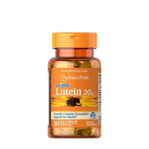 Puritan's Pride Lutein 20 mg Weichkapsel - Augenvitamin (30 Weichkapseln)