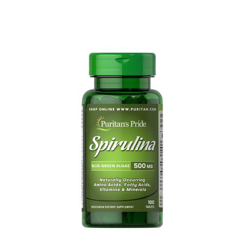 Puritan's Pride Spirulina 500 mg Tablette - Algenextrakt (100 Tabletten)