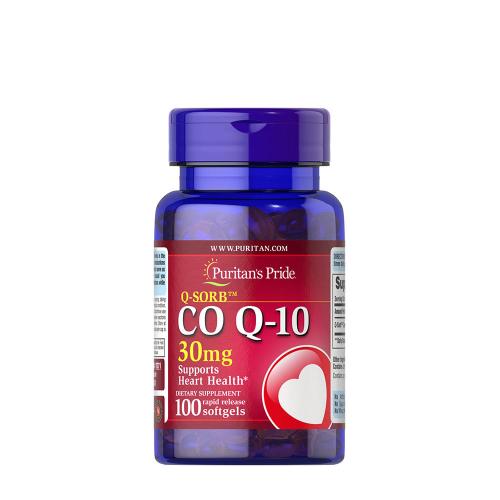 Puritan's Pride Q-SORB™ Q-10 Coenzym 30 mg Weichkapsel (100 Weichkapseln)