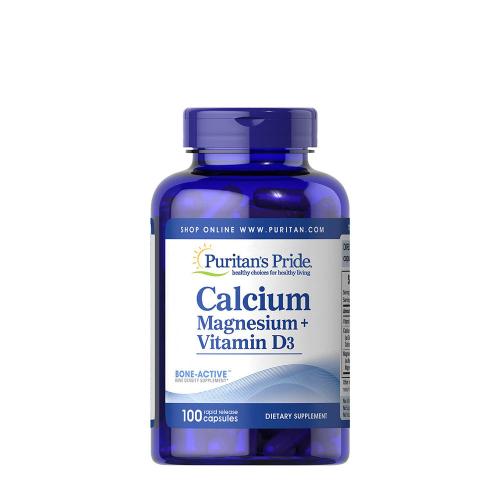 Puritan's Pride Calcium, Magnesiumcitrat und Vitamin D Kapsel (100 Kapseln)