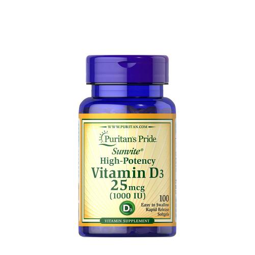 Vitamin D3 1000 IE (25 mcg) Weichkapsel (100 Weichkapseln)