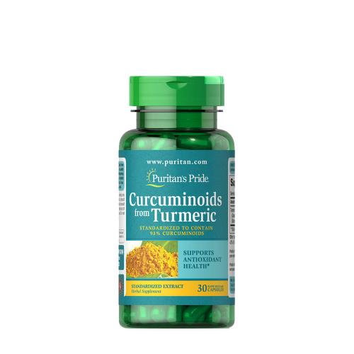 Puritan's Pride Kurkuma-Extrakt Kapsel - Turmeric Curcumin Standardized Extract 500 mg (30 Kapseln)