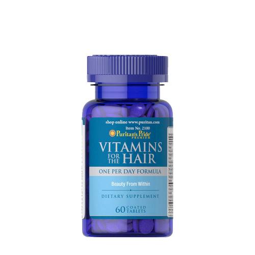 Puritan's Pride Vitamin und Mineralstoff Tablette für schöne und gesunde Haare - Vitamins for the Hair (60 Tabletten)