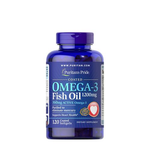 Puritan's Pride Omega-3-Fischöl 1200 mg Weichkapsel (120 Weichkapseln)