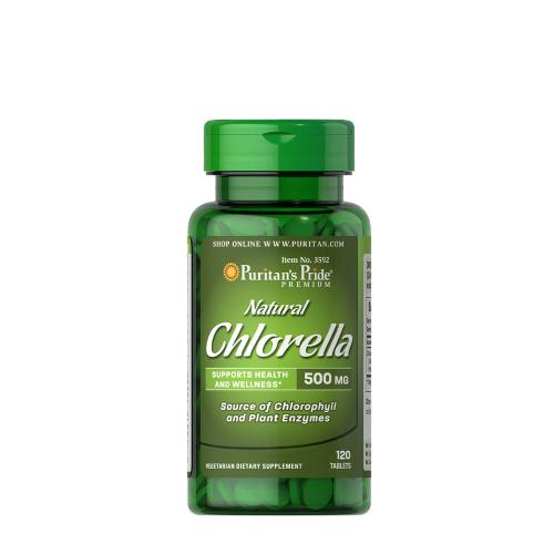 Puritan's Pride Chlorella 500 mg Tablette - Chlorophyllreiche Formel (120 Tabletten)