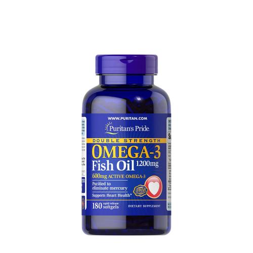 Puritan's Pride Omega-3 Fischöl 1200 mg Weichkapsel (180 Weichkapseln)