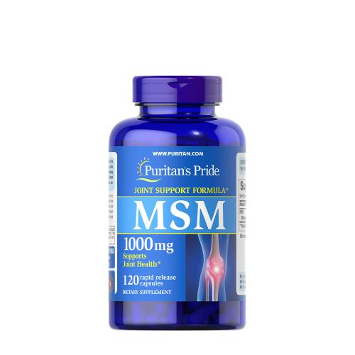 Puritan's Pride MSM 1000 mg Kapsel - Gelenk- und Knorpelverstärker (120 Kapseln)