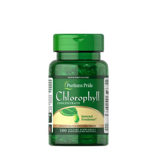 Puritan's Pride Chlorophyllkonzentrat 50 mg - Chlorophyll Concentrate (100 Weichkapseln)