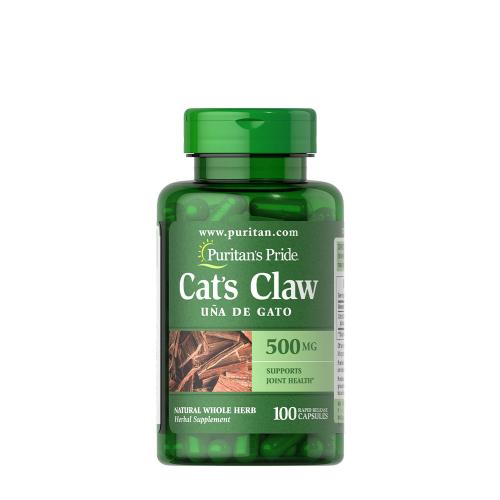 Puritan's Pride Katzenkralle (Cat's Claw) 500 mg Kapsel - Immunsystemunterstützung (100 Kapseln)