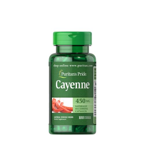 Puritan's Pride Natürliches Capsaicin (Cayenne) 450 mg Kapsel (100 Kapseln)