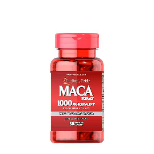 Puritan's Pride Maca-Wurzelextrakt 1000 mg Kapsel - Männergesundheit (60 Kapseln)