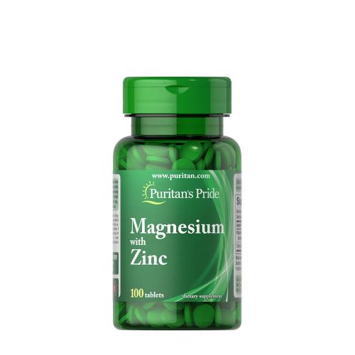 Puritan's Pride Magnesium und Zink Tablette (100 Tabletten)
