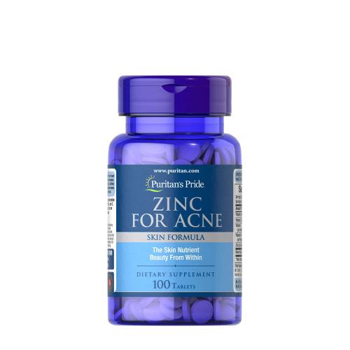 Puritan's Pride Akne-Behandlung - Zinc for Acne (100 Tabletten)