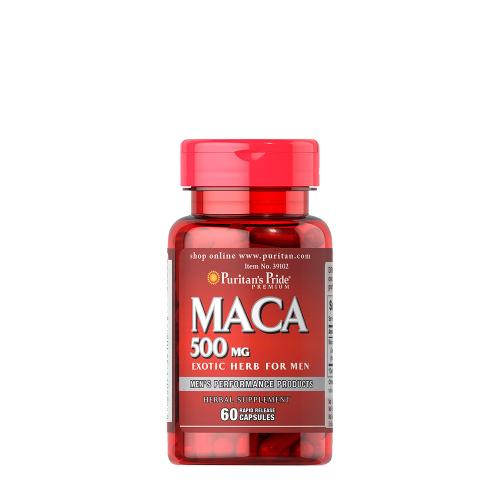 Puritan's Pride Maca-Wurzelextrakt 500 mg Kapsel - Männergesundheit (60 Kapseln)