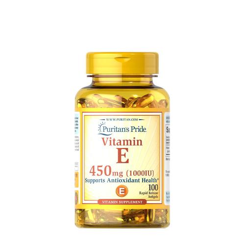 Puritan's Pride Vitamin E 1000 IE (450 mg) Weichkapsel (100 Weichkapseln)