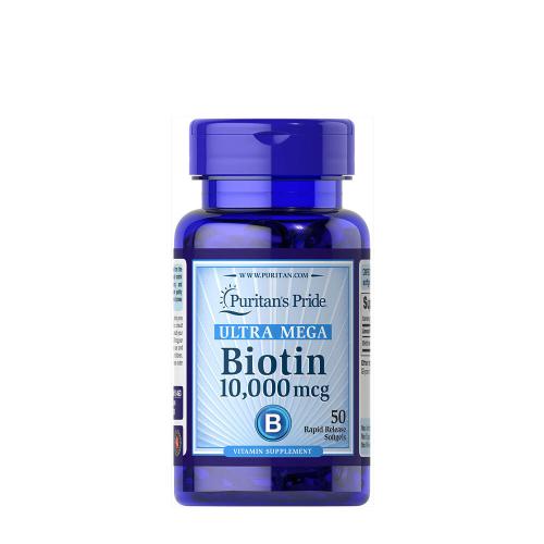 Biotin 10000 mcg Weichkapsel - Vitamin B7 (50 Weichkapseln)