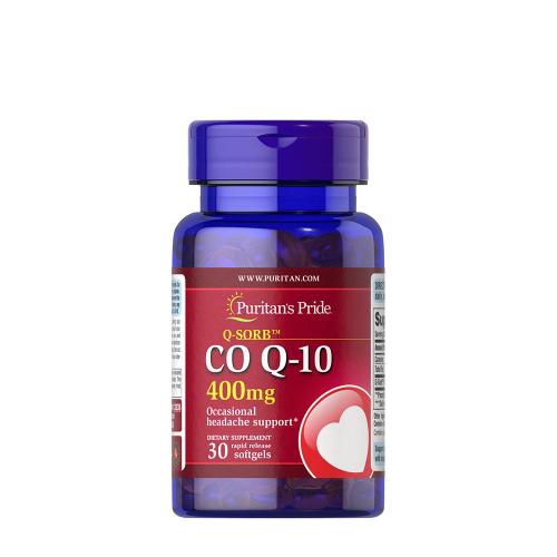 Puritan's Pride Q-SORB™ Q-10 Coenzym 400 mg Weichkapsel (30 Weichkapseln)