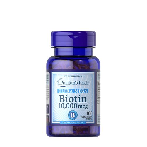 Biotin 10000 mcg Weichkapsel - Vitamin B7 (100 Weichkapseln)