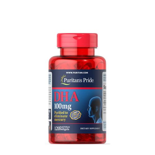DHA 100 mg - Omega-3 Fischöl Weichkapsel (120 Weichkapseln)