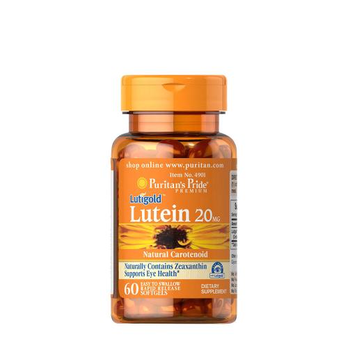 Puritan's Pride Lutein 20 mg Weichkapsel - Augenvitamin (60 Weichkapseln)