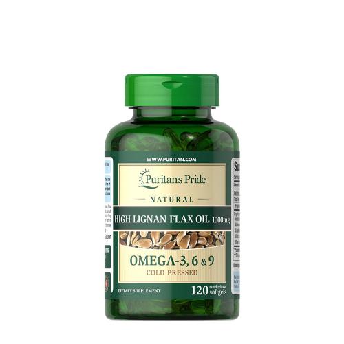 Puritan's Pride Natural Flax Oil 1000 mg (120 Weichkapseln)