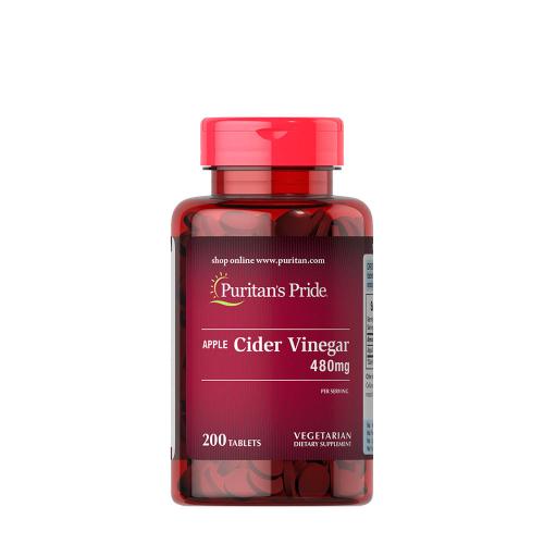 Puritan's Pride Apple Cider Vinegar 480 mg (200 Tabletten)