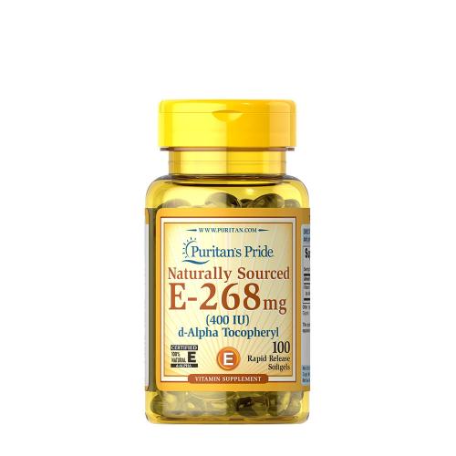 Puritan's Pride Vitamin E-400 IU Naturally Sourced (100 Weichkapseln)
