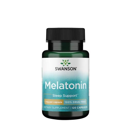 Swanson Melatonin 1 mg (120 Kapseln)