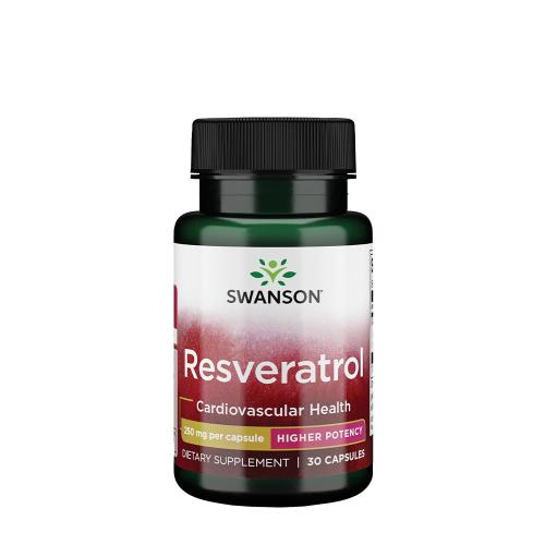 Swanson Resveratrol - Higher Potency 250 MG (30 Kapseln)