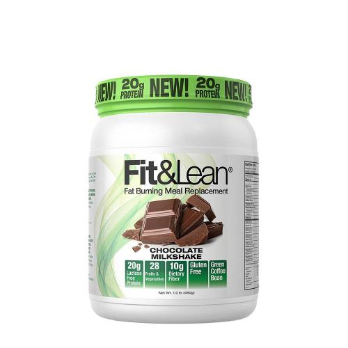 Fit & Lean Meal Replacement - Mahlzeitenersatz und Fettbrenner (453 g, Schokolade)