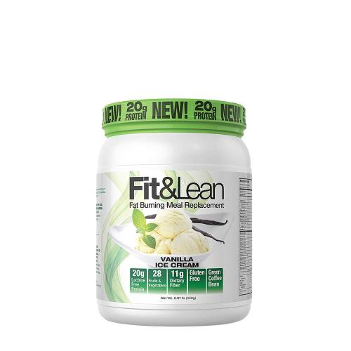 Fit & Lean Meal Replacement - Mahlzeitenersatz und Fettbrenner (453 g, Vanille)
