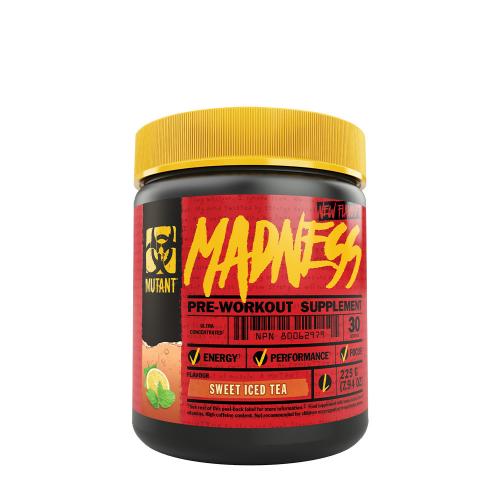 Mutant Madness - Pre-Workout Booster (225 g, Süßer Eistee)
