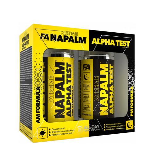 FA - Fitness Authority Xtreme Napalm Alpha Test (AM PM Formula) (240 Tabletten)
