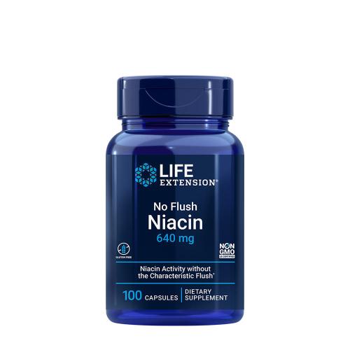 Life Extension No Flush Niacin 640 mg (100 Kapseln)