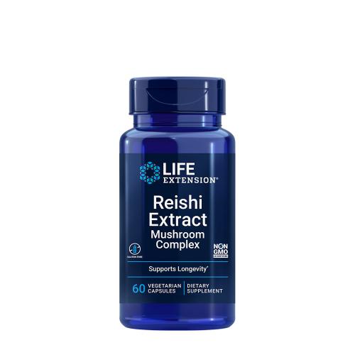 Life Extension Reishi-Extrakt Pilz-Komplex Kapsel (Glänzender Lackporling) (60 veg.Kapseln)