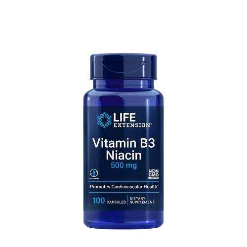 Life Extension Vitamin B3 (Niacin) 500 mg  (100 veg.Kapseln)