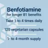 Life Extension Mega Benfotiamine 250 mg (120 veg.Kapseln)